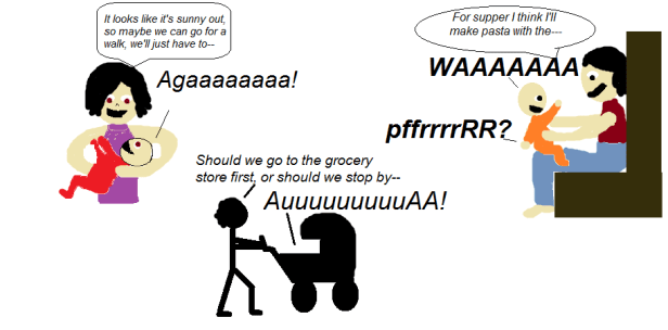 And I really do narrate our entire day.